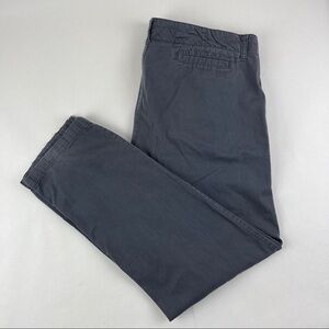 To The Max Chino Pants Womens Size 16 Blue Flat Front